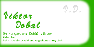 viktor dobal business card